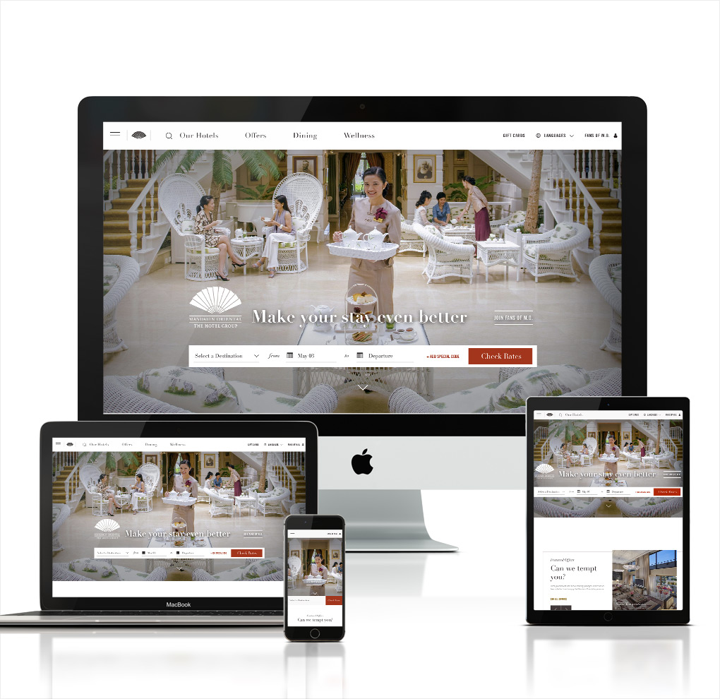 Mandarin Oriental Website Redesign image