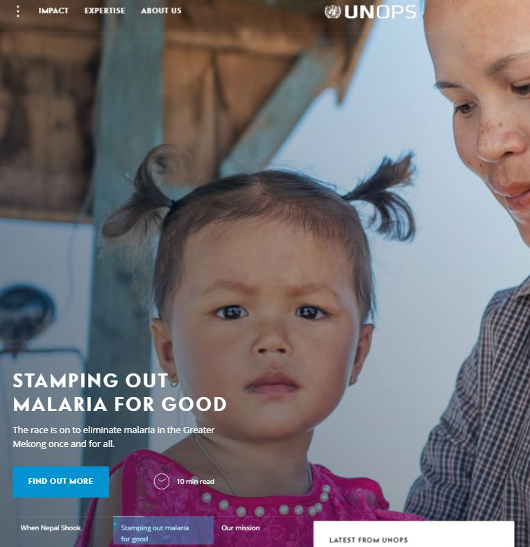 UNOPS Website Redesign image