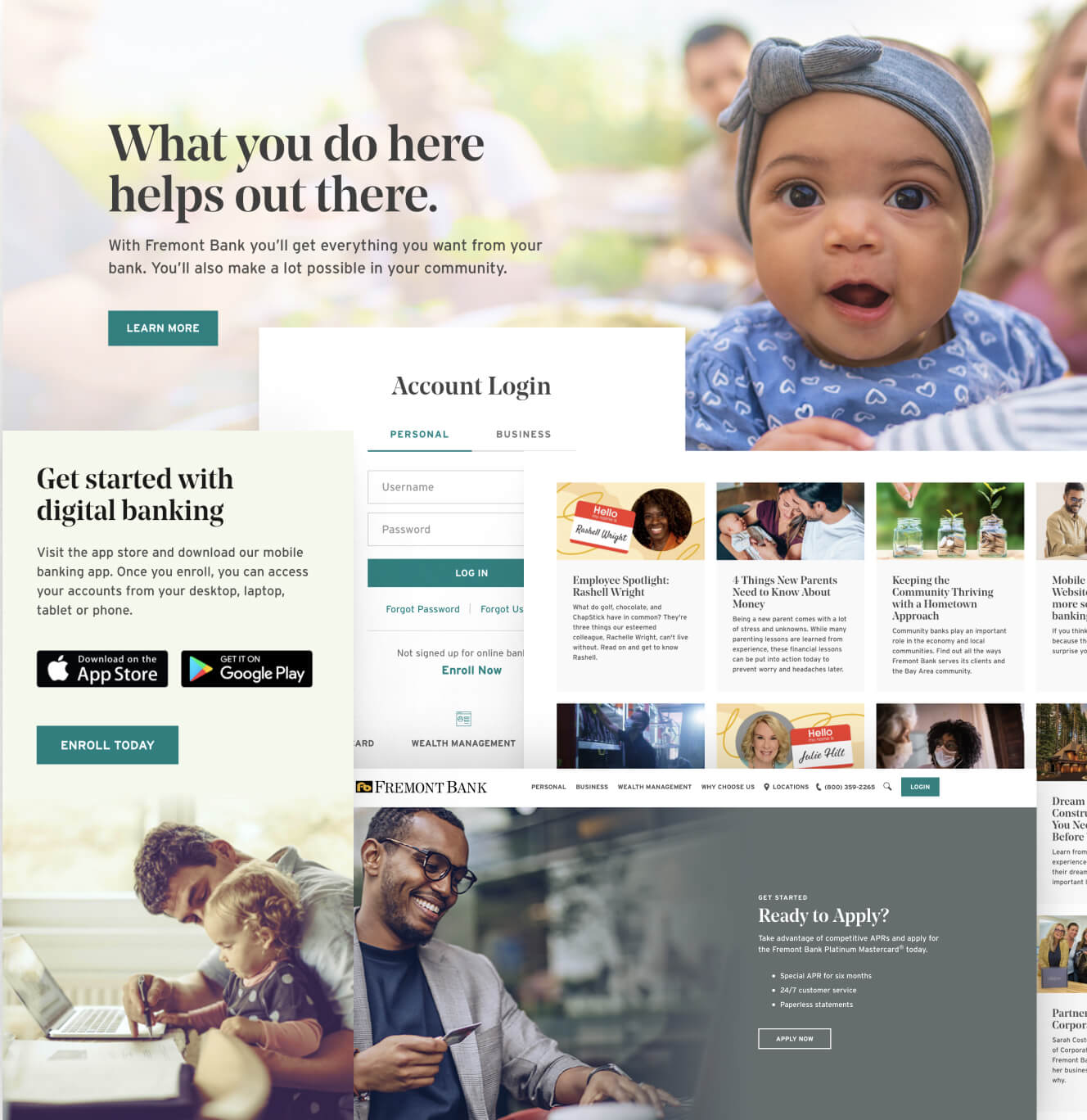 Fremont Bank Website Redesign image