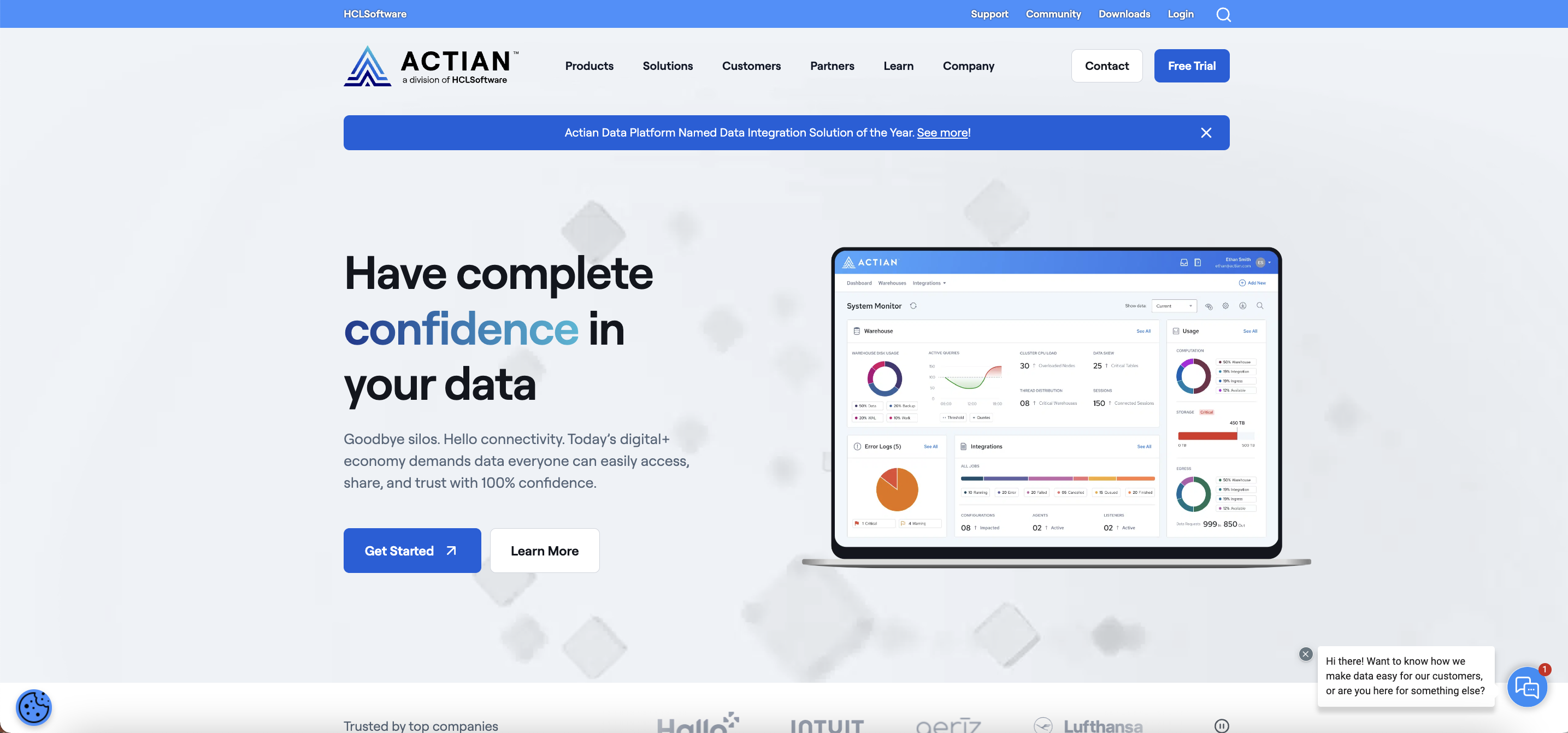 Actian: Optimizing Website Performance for Business Success Amidst Mergers 