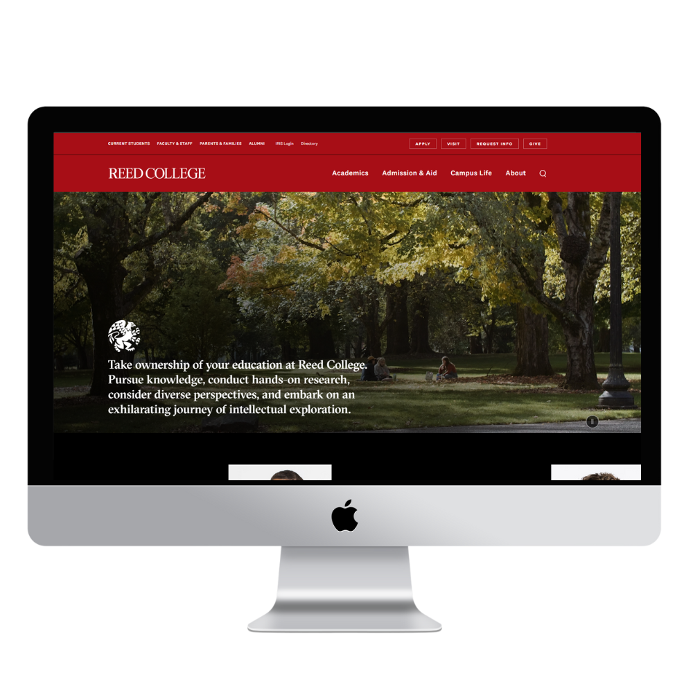 Reed College Website Redesign